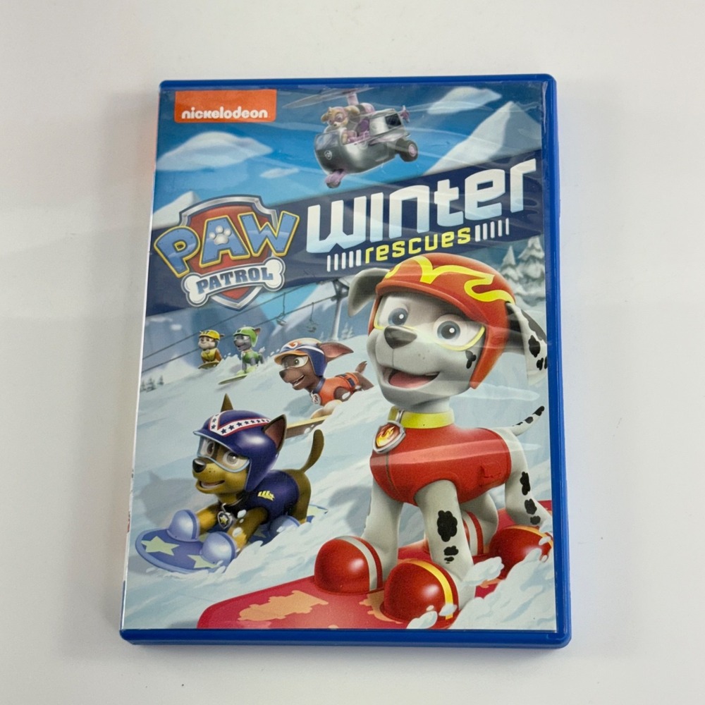 PAW Patrol Marshall and Chase On The Case DVD Disc in Winter Rescues Case